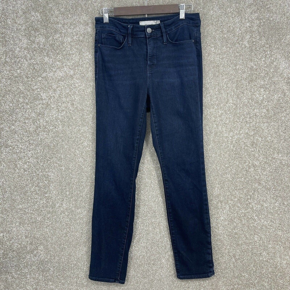 Athleta Jeans Sculptek Skinny Womens Size 8 Dark Wash High Rise Stretch